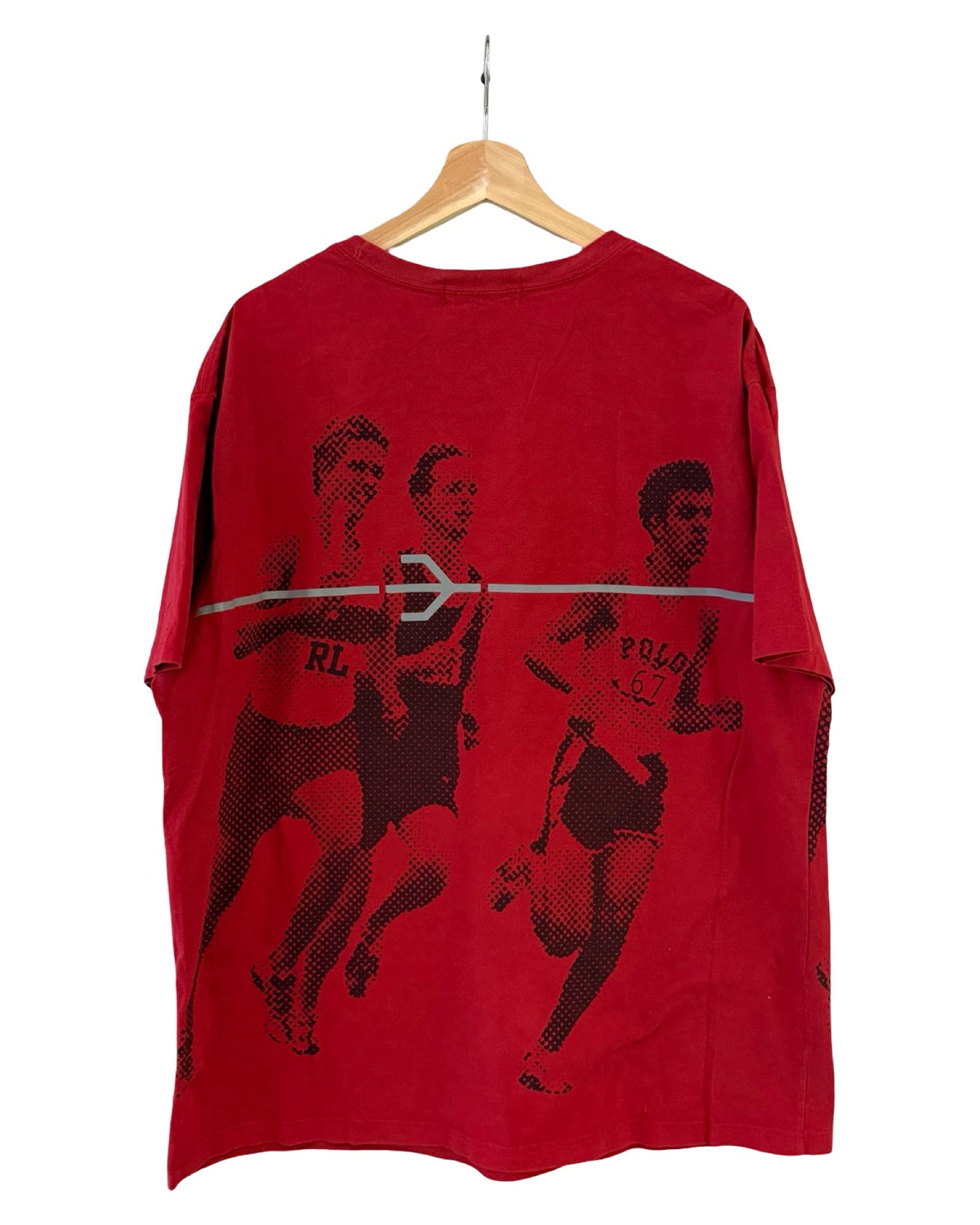 Vintage Polo Ralph Lauren Sport Track Team Tee product image 2
