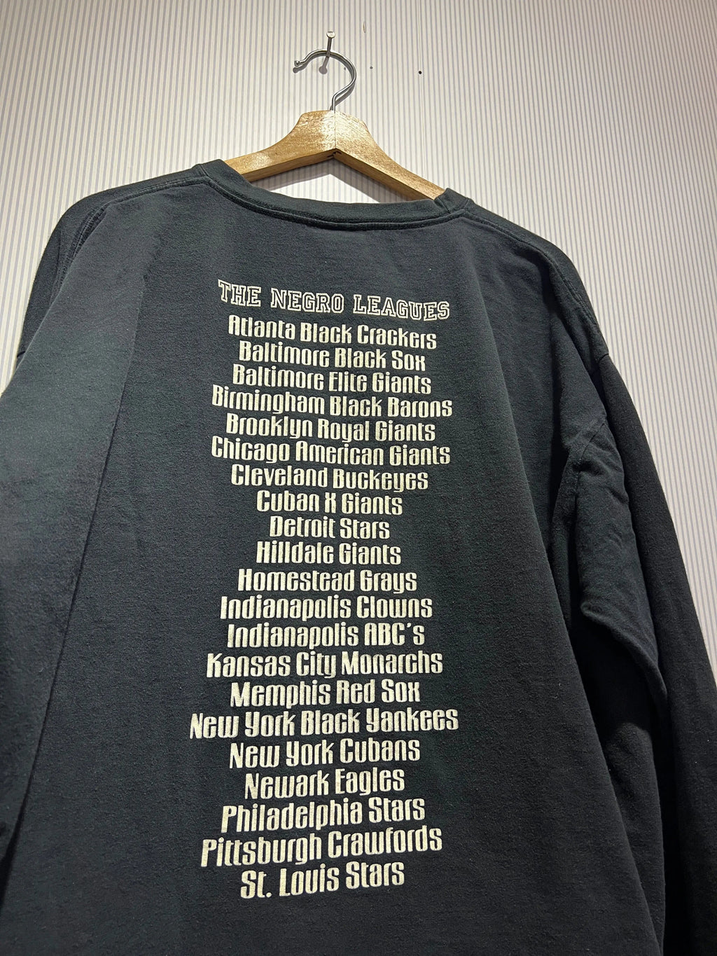 Vintage 90s New York Black Yankees Negro Leagues L/S Tee product image 3