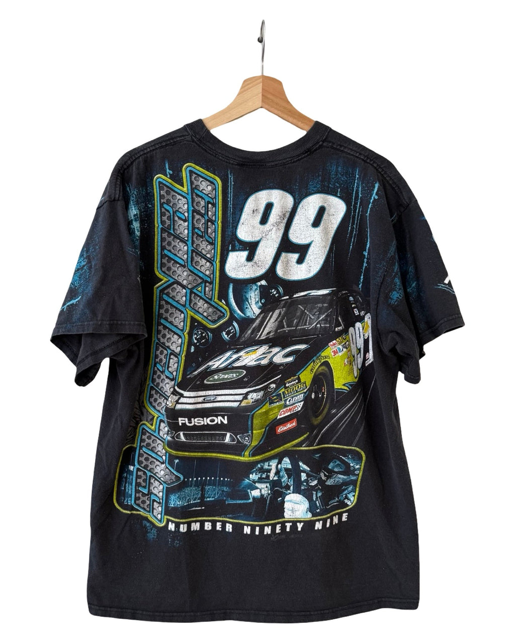Vintage y2k Nascar Carl Edwards All Over Print Tee product image 2