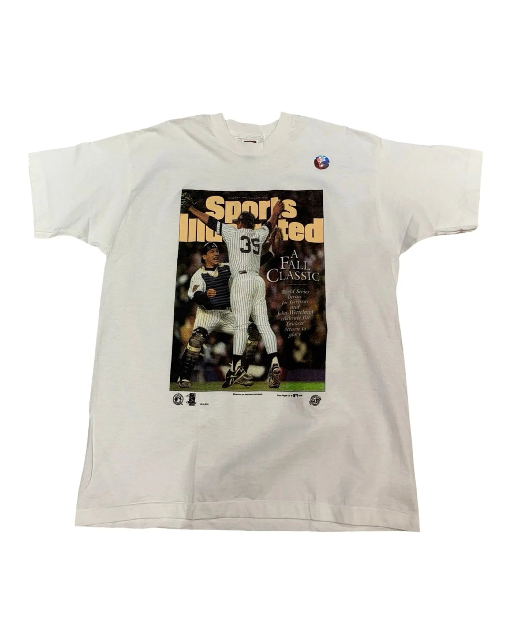 Vintage DS 1996 New York Yankees Newspaper Tee product image 1