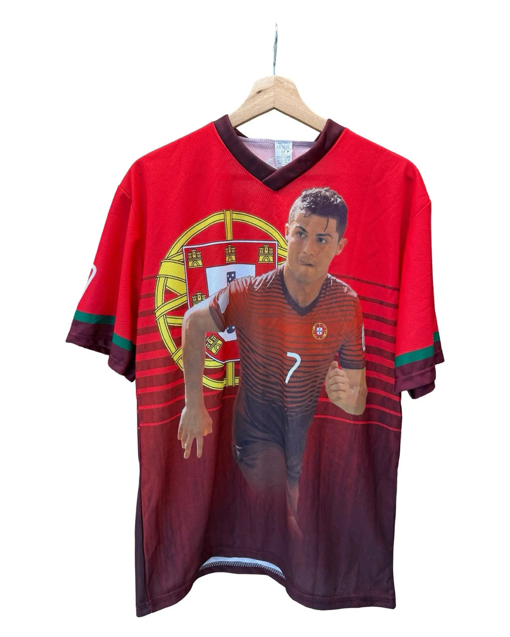 Vintage 00s Ronaldo Portugal 7 Soccer Jersey product image 1