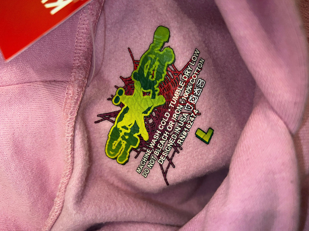 Archive Sp5der Atlanta Pink Hoodie product image 4