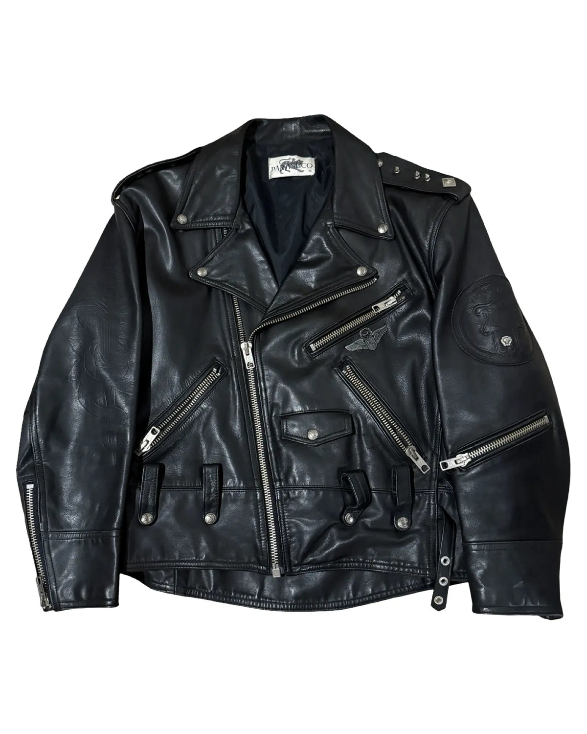 Vintage 90s Parasuco Studded Perfecto Leather Motorcycle product image 1
