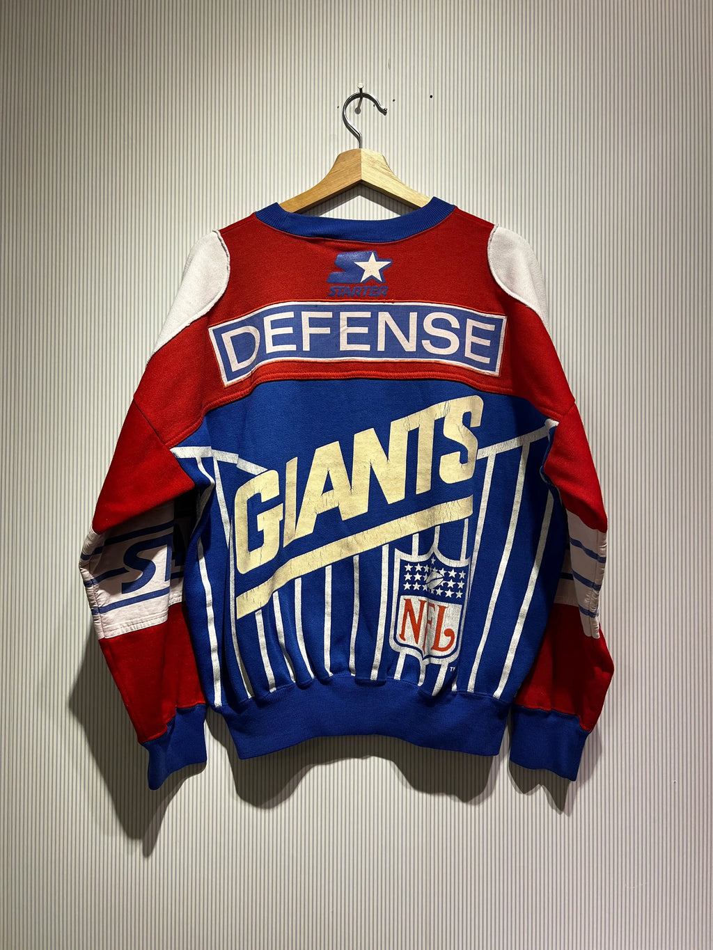 Vintage 90s Starter New York Giants All Over Print Crewneck