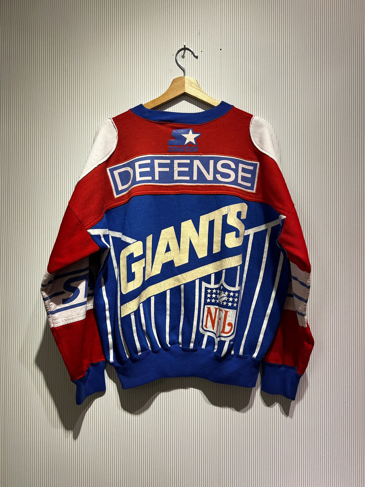 Vintage 90s Starter New York Giants All Over Print Crewneck