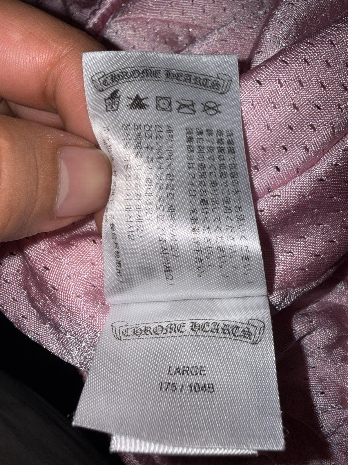 Chrome Hearts Love You Pink Mesh Shorts product image 7