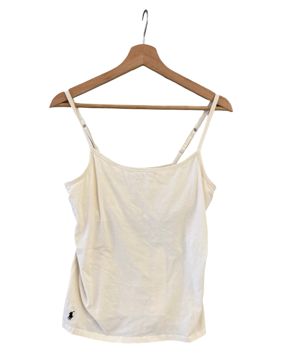 Womens Vintage Polo Ralph Lauren White Spaghetti Top Shirt product image 1
