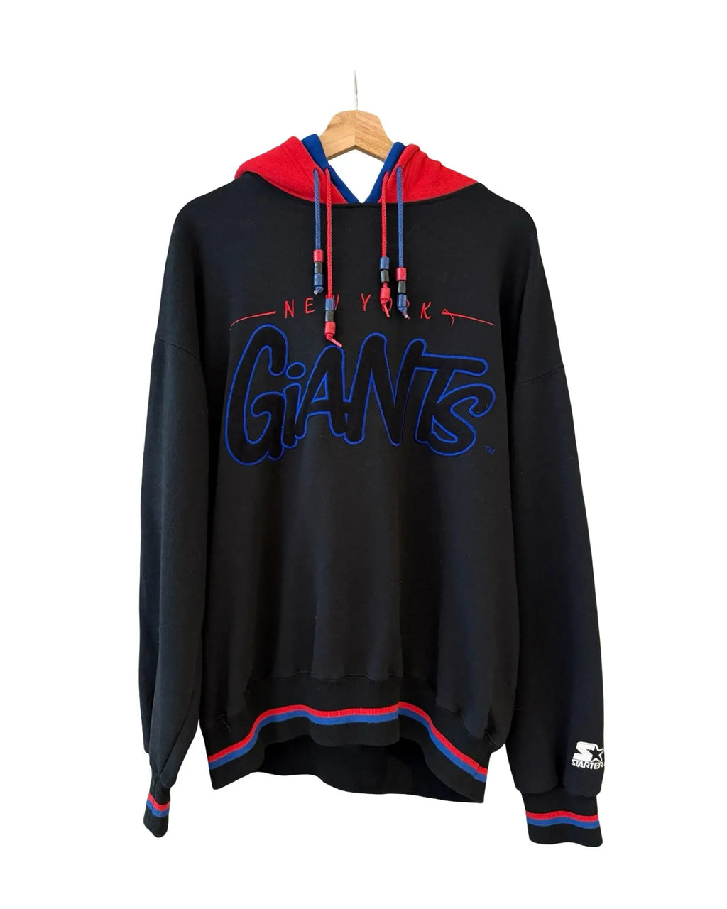 Vintage 90s New York Giants Double Hood Hoodie product image 1