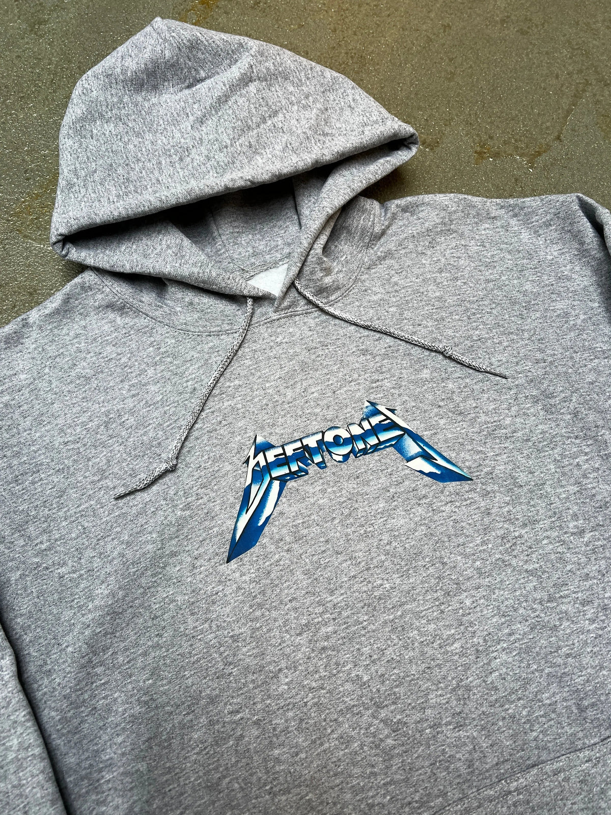 Deftones Metallica Logo Gray Hoodie product image 2