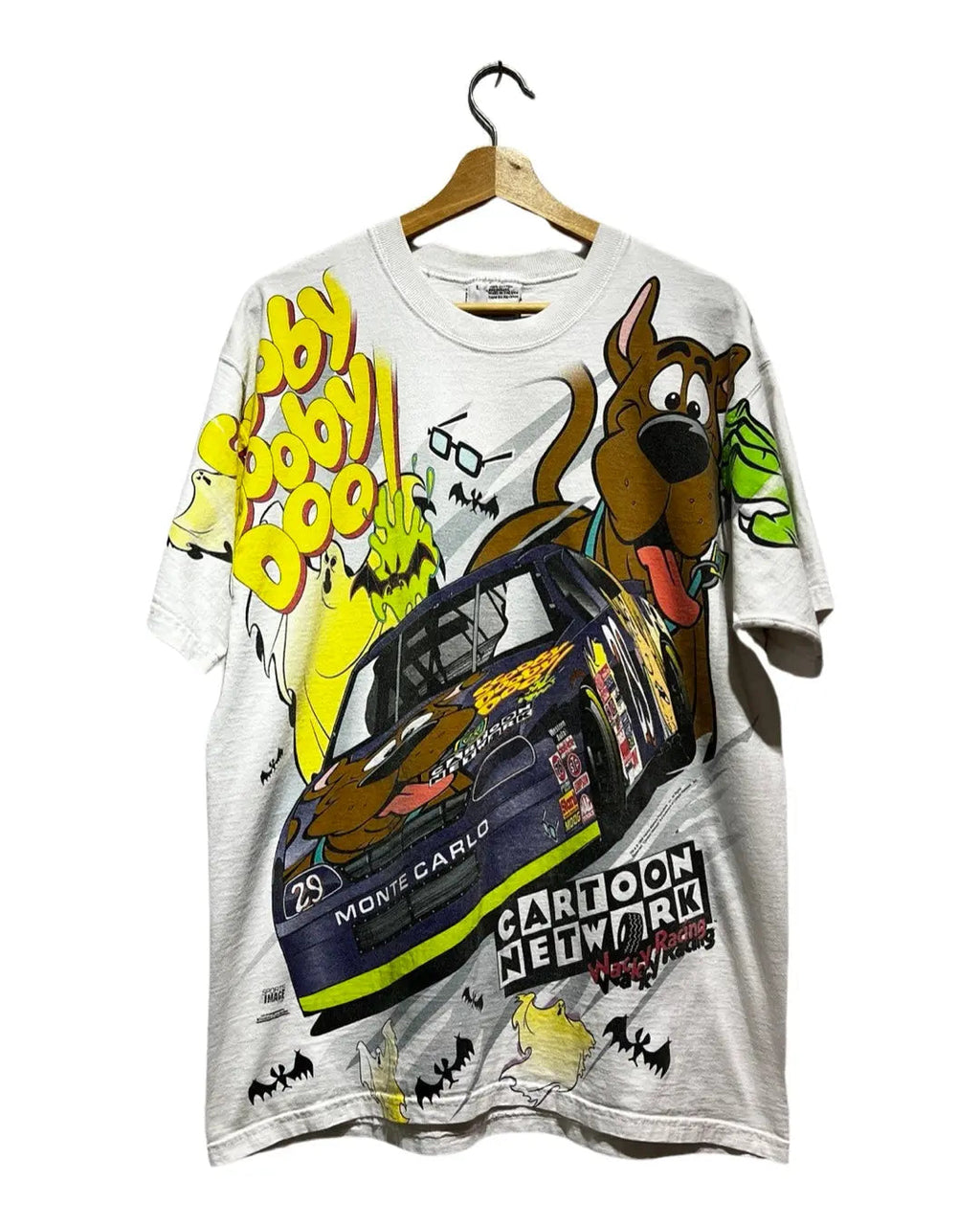 Rare Vintage 1997 Scooby Doo Nascar Cartoon Network Tee product image 1