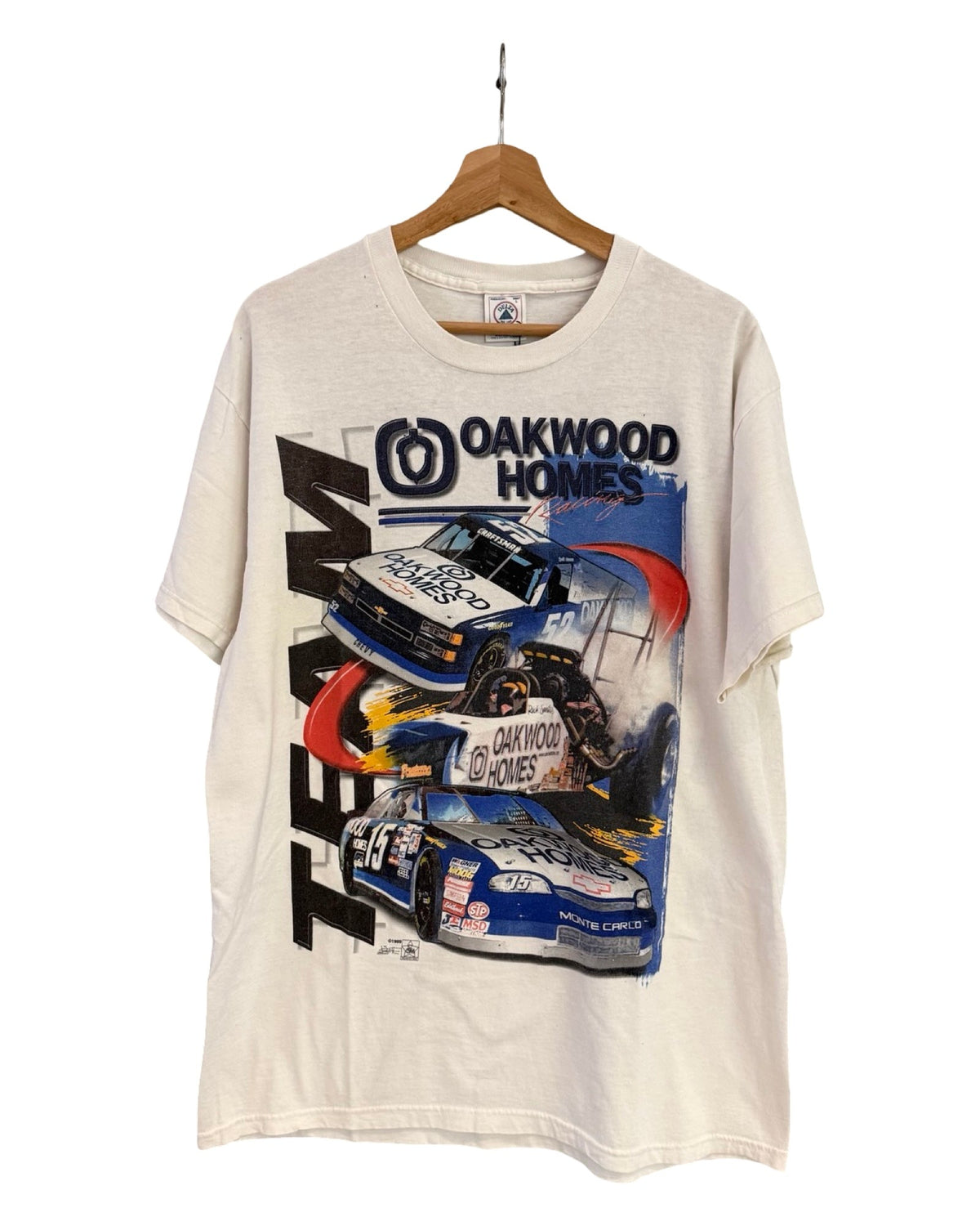 Vintage 1999 Nascar Team Oakwood Racing Tee product image 1