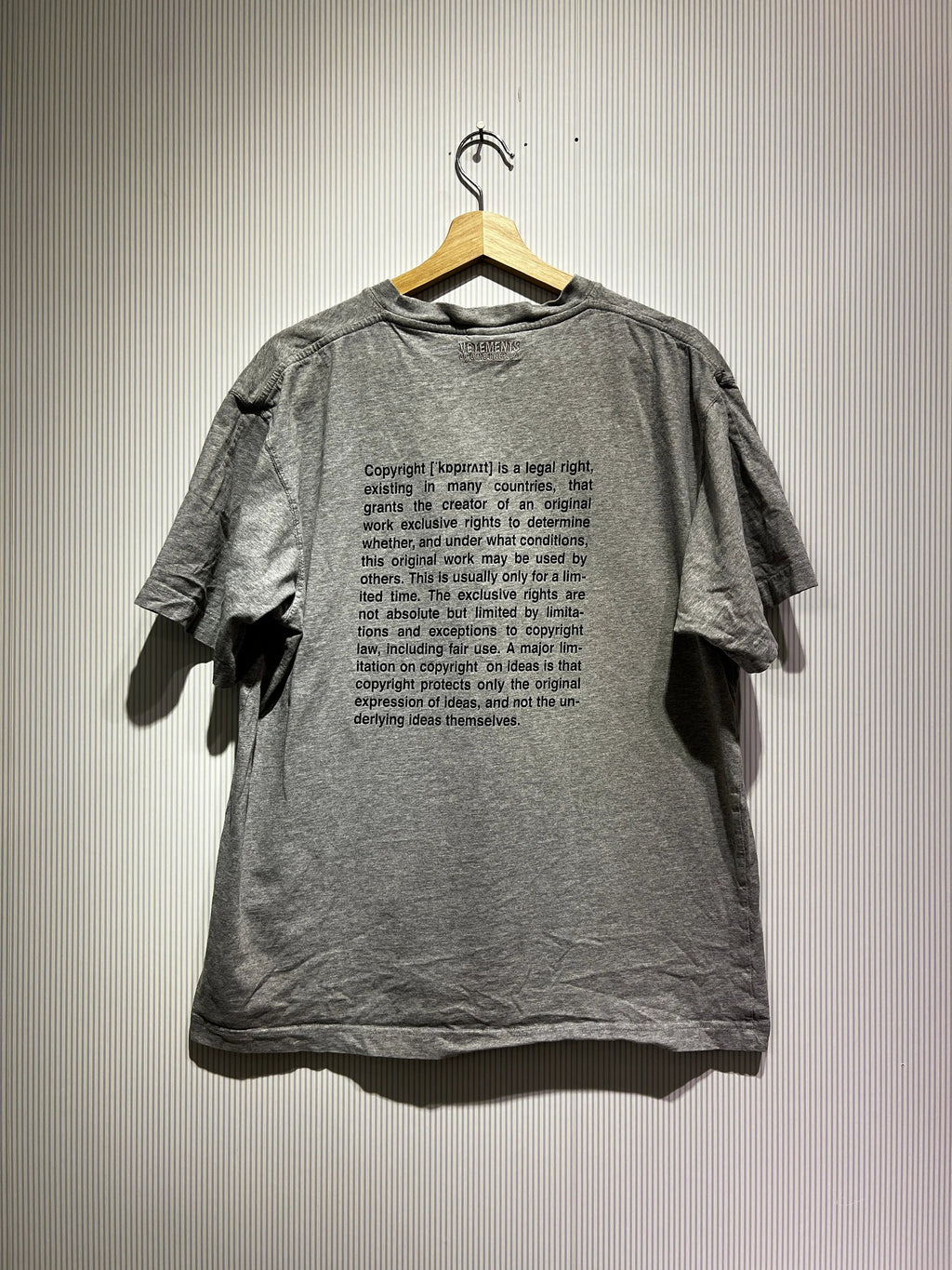 Archive FW/20 Vetements Copyright Tee product image 2
