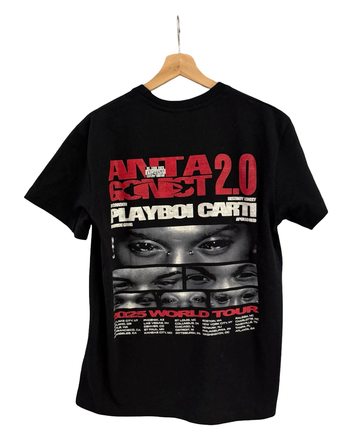 Playboi Carti Antagonist World Tour Tee product image 2