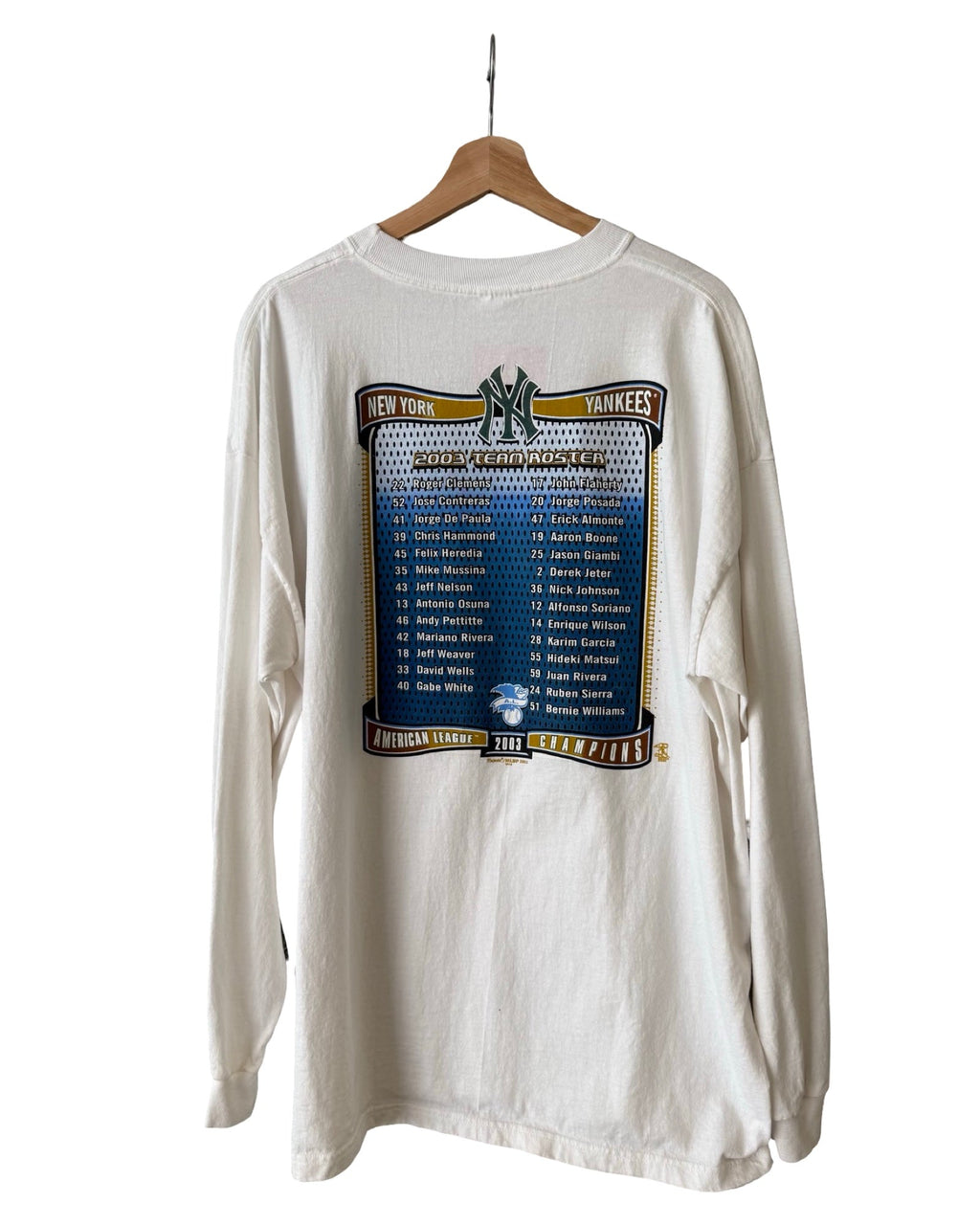 Vintage 2003 New York Yankees Champions Long Sleeve Tee product image 2
