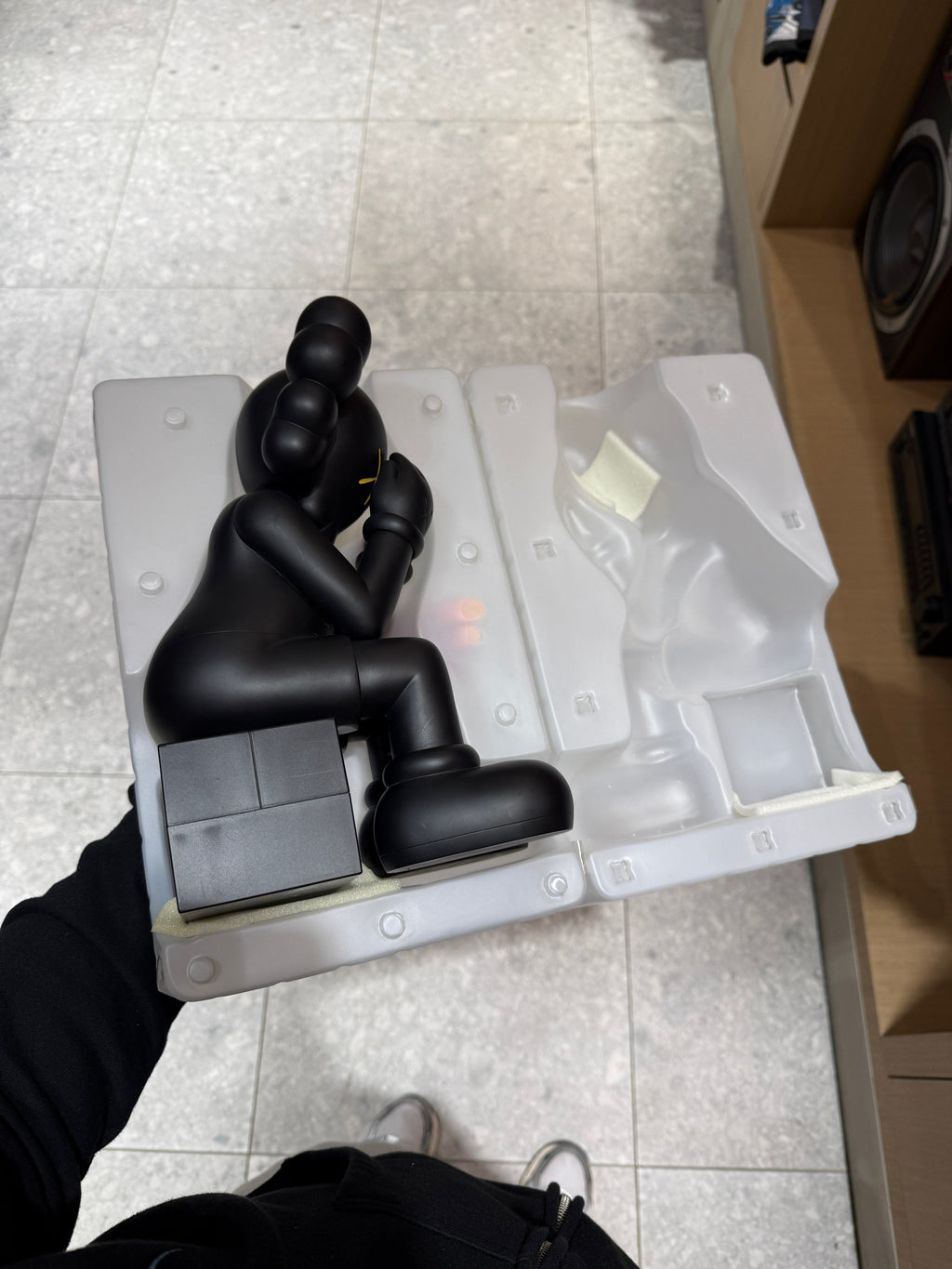 2013 KAWS Passing Through Black Companion Figure