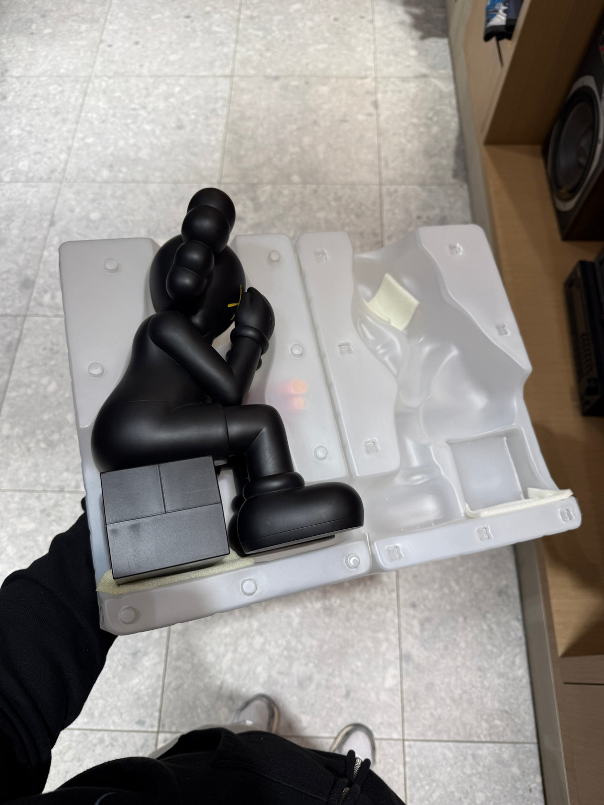 2013 KAWS Passing Through Black Companion Figure