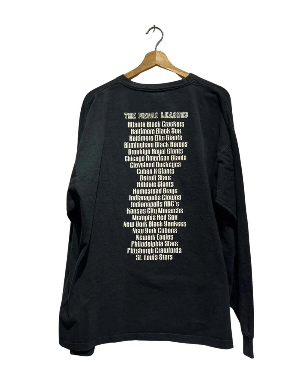Vintage 90s New York Black Yankees Negro Leagues L/S Tee product image 2