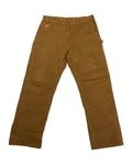Vintage Carhartt Tan Flannel Double Knee Carpenter Pants product image 1