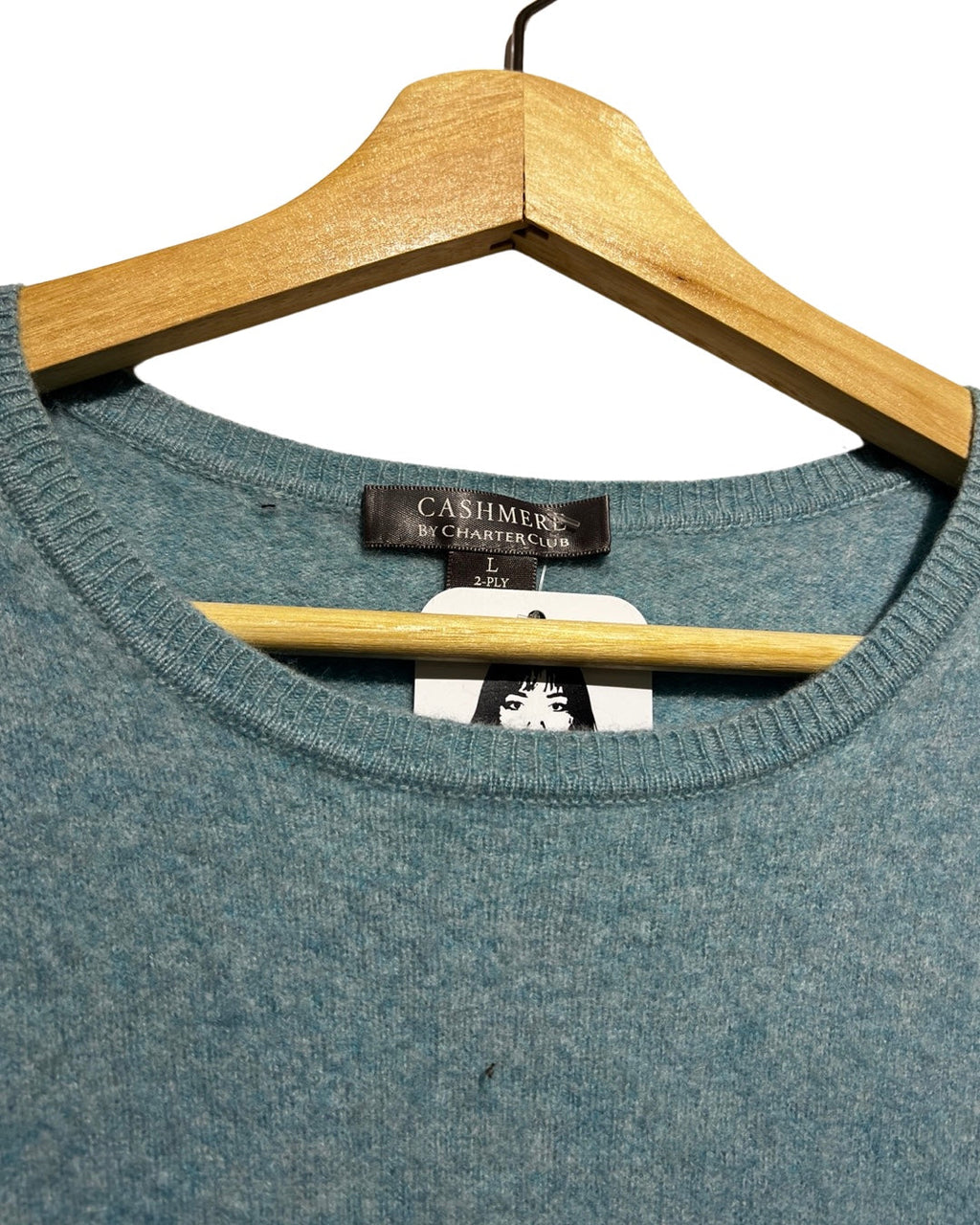 BJ cashmere blue sweater