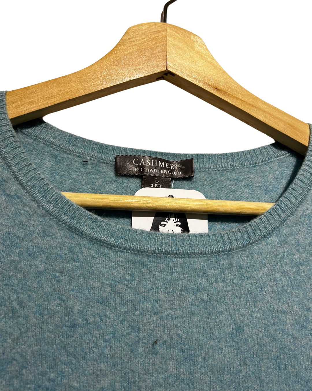 BJ cashmere blue sweater