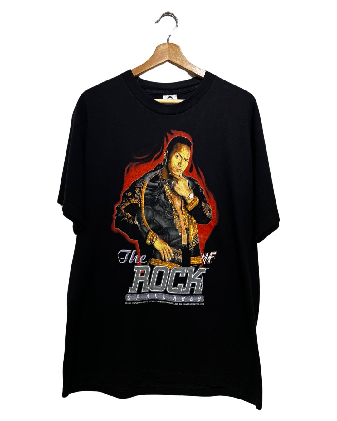 Vintage 2000 The Rock Of All Ages WWF Promo Tee product image 1