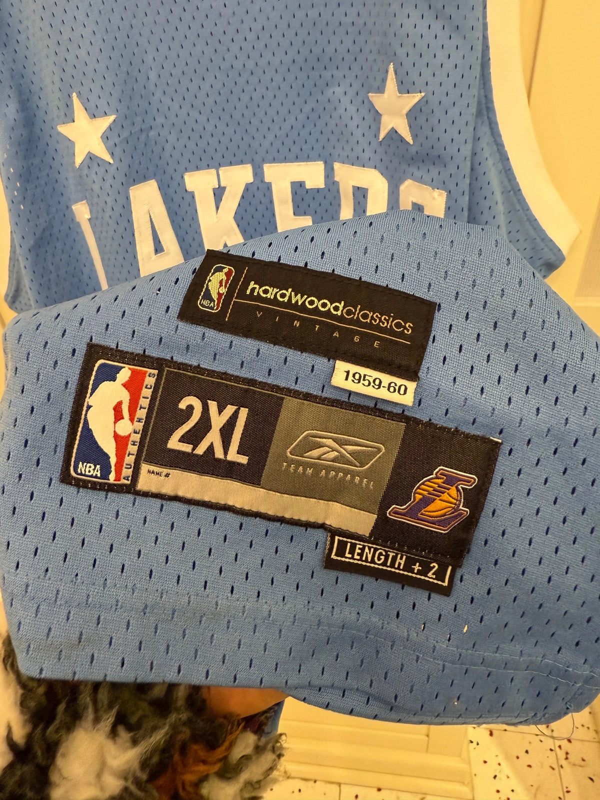 Vintage Reebok Kobe Bryant 8 HWC Blue Lakers Jersey product image 3