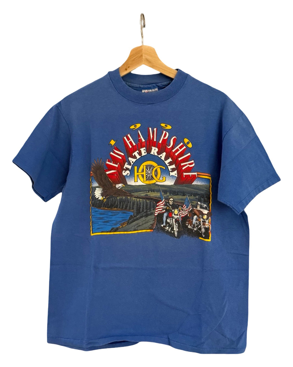 Vintage 1990 Harley Davidson State Rally New Hampshire Tee product image 1