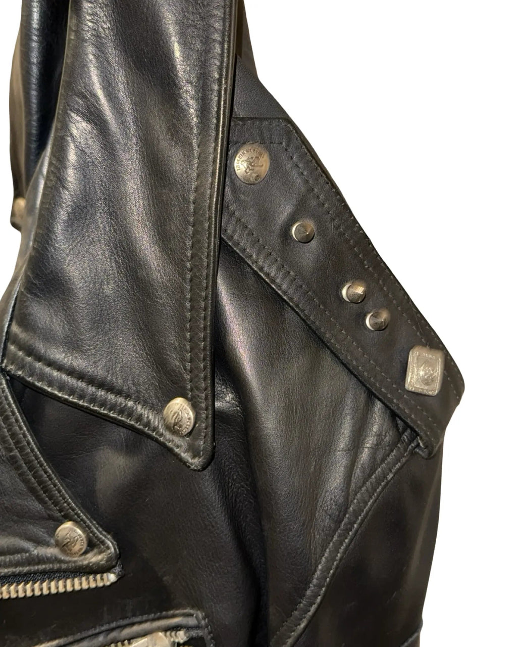 Vintage 90s Parasuco Studded Perfecto Leather Motorcycle product image 6