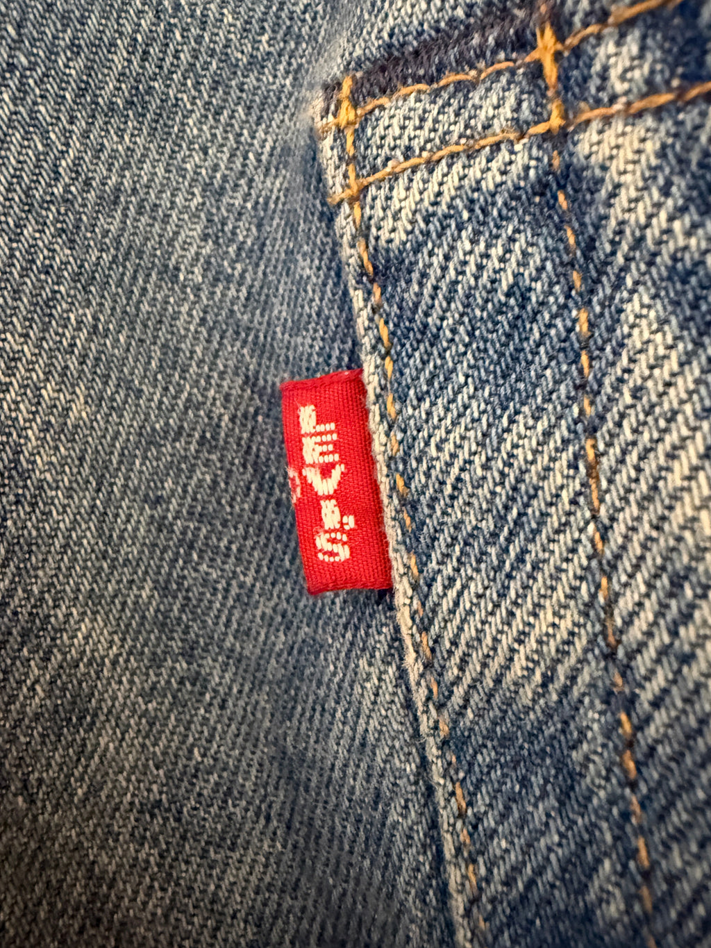34 x 34 Stussy x Denim Tears 501 Indigo Jeans