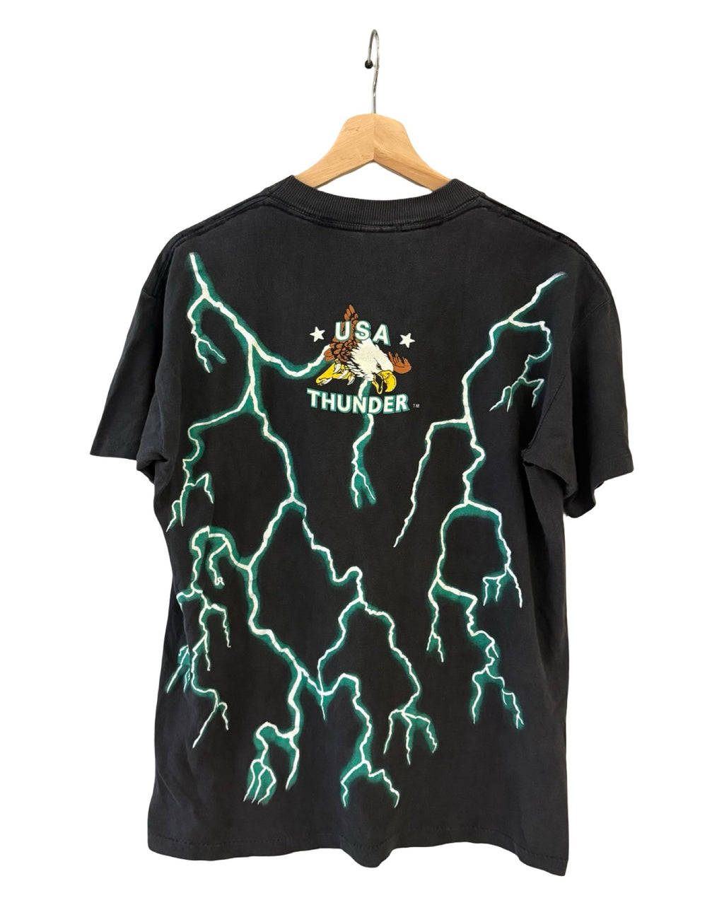 Vintage 90s Native Woman American Thunder Lightning Tee product image 2