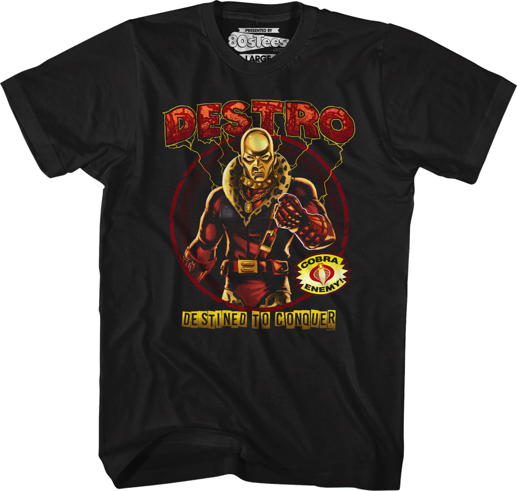 Destro Destined To Conquer GI Joe T-Shirt product image 8