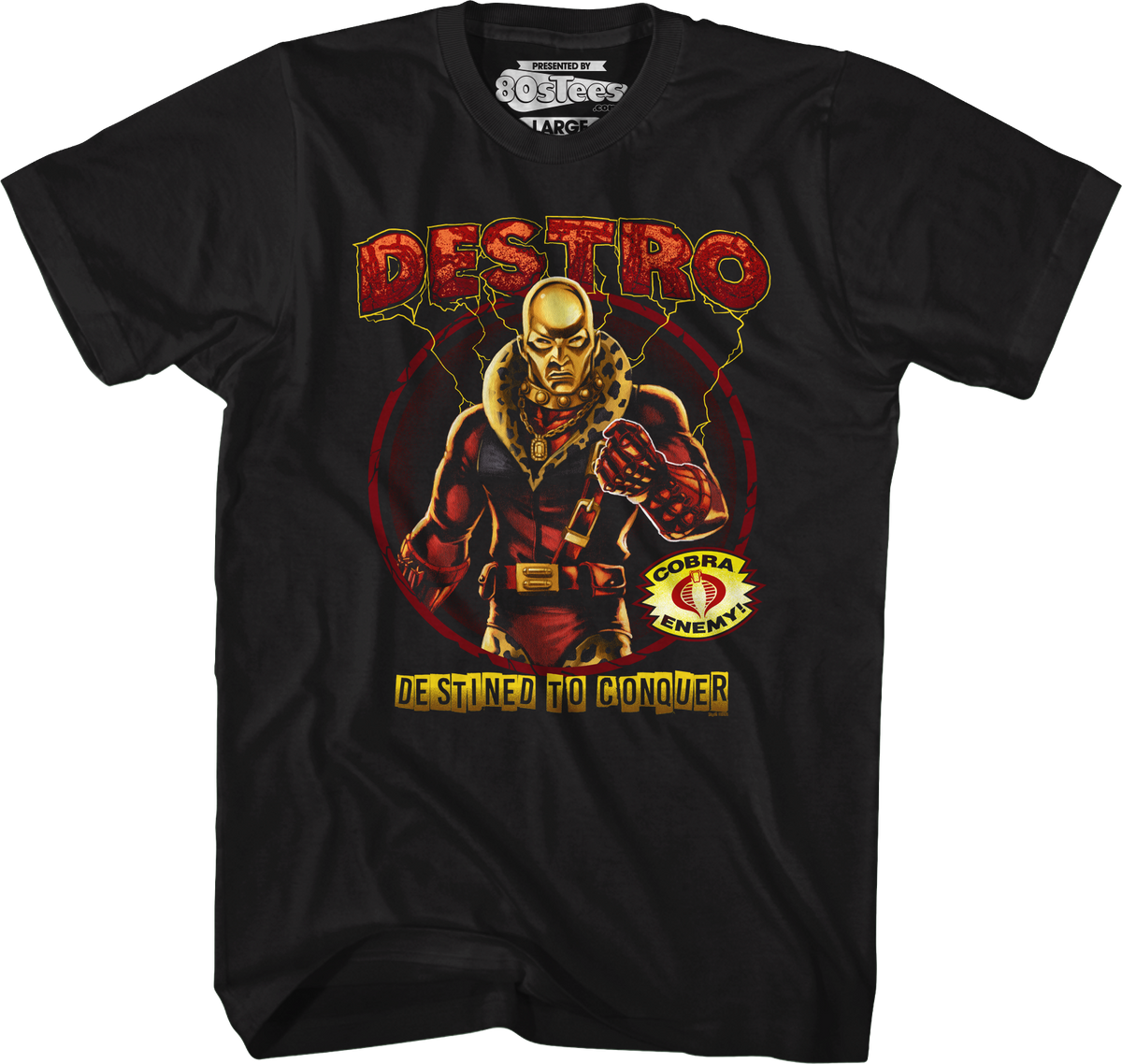 Destro Destined To Conquer GI Joe T-Shirt product image 10
