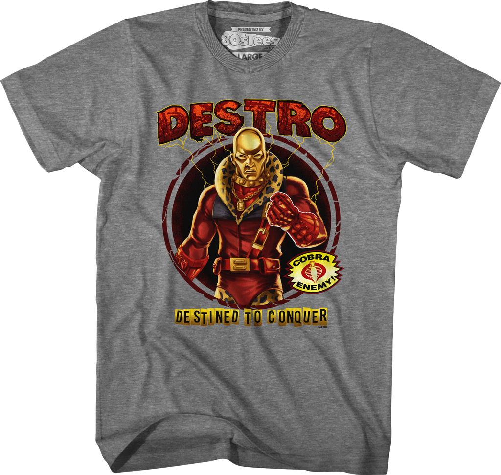 Destro Destined To Conquer GI Joe T-Shirt product image 18