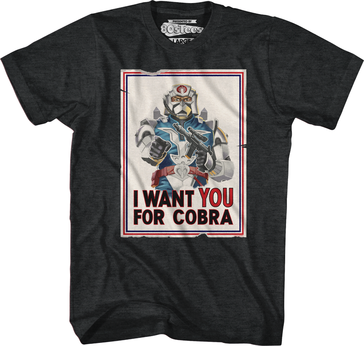 I Want You For Cobra Poster GI Joe T-Shirt