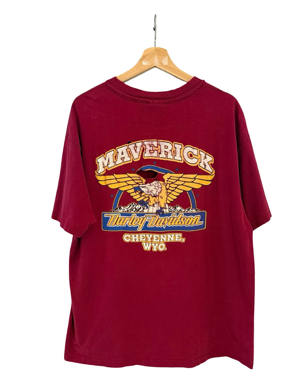 Vintage 90s Distressed Harley Davidson One World Tee product image 2