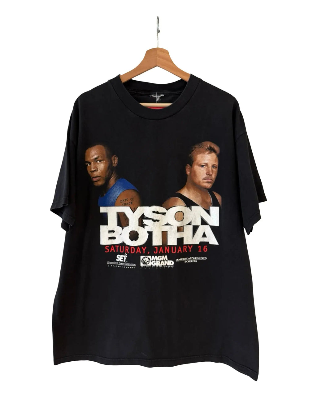 Vintage 1999 Mike Tyson v Francois Botha Boxing Promo Tee product image 1
