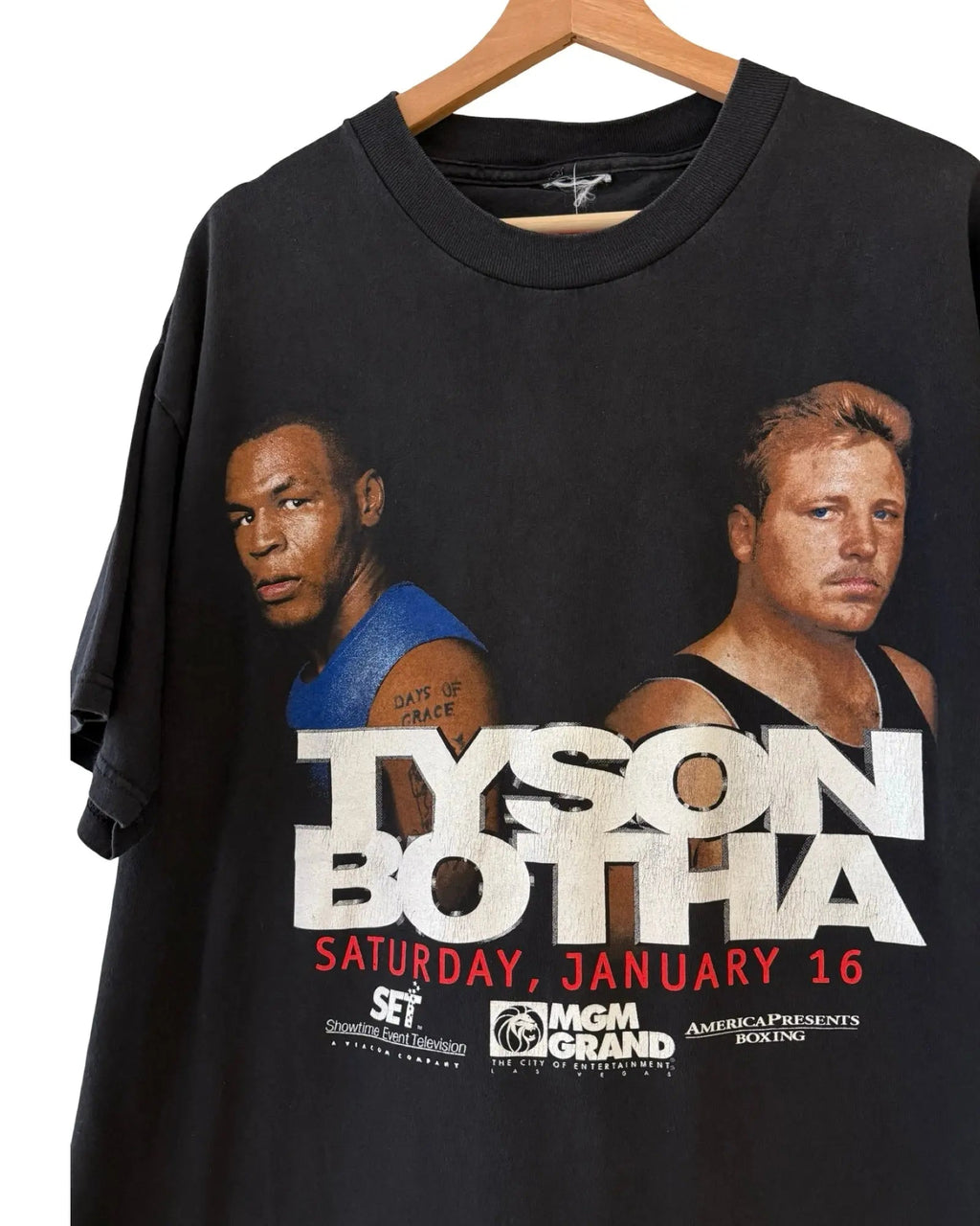 Vintage 1999 Mike Tyson v Francois Botha Boxing Promo Tee product image 2