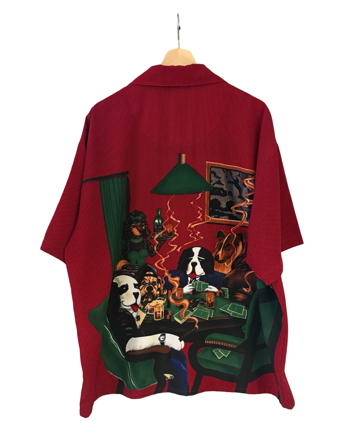 Vintage 90s Big Dogs Poker Table Button Up Shirt product image 2