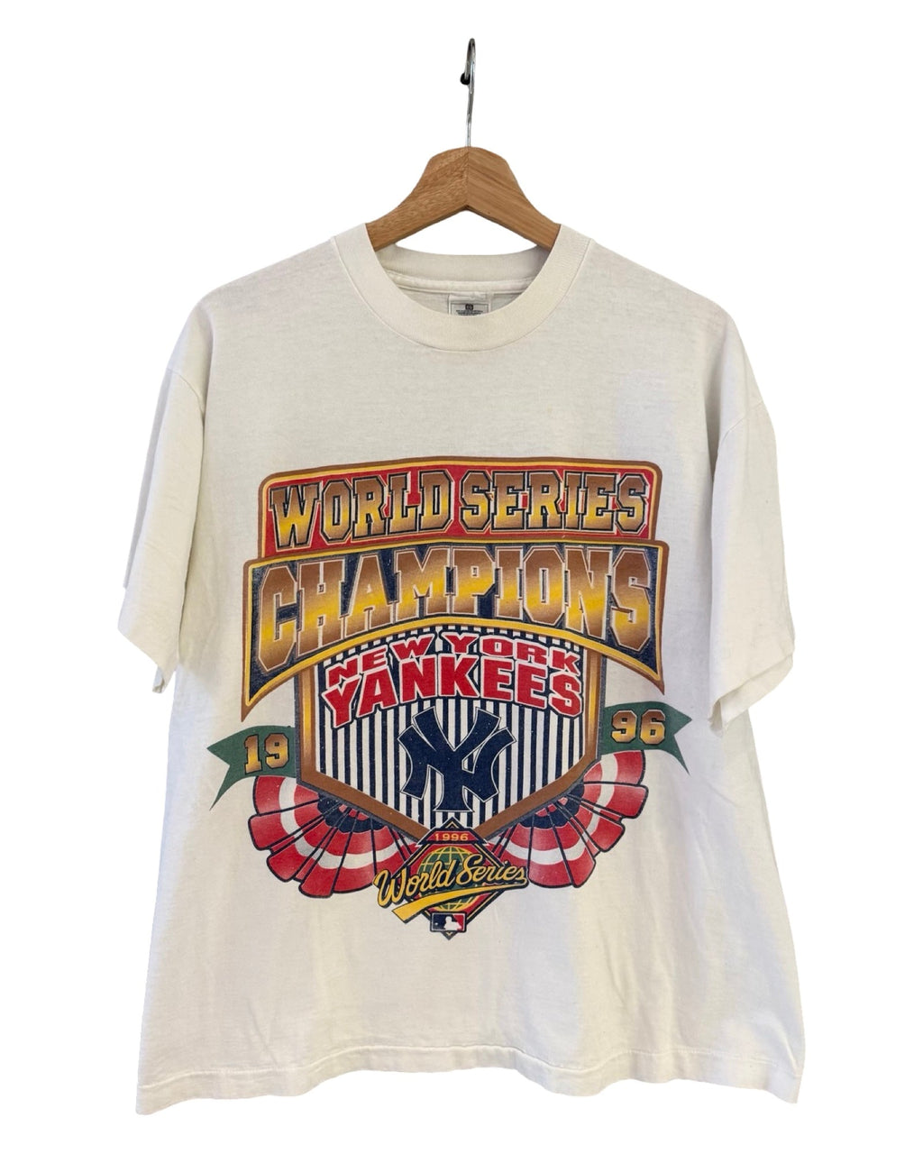 Vintage 1996 New York Yankees Double Sided Champions Tee product image 1