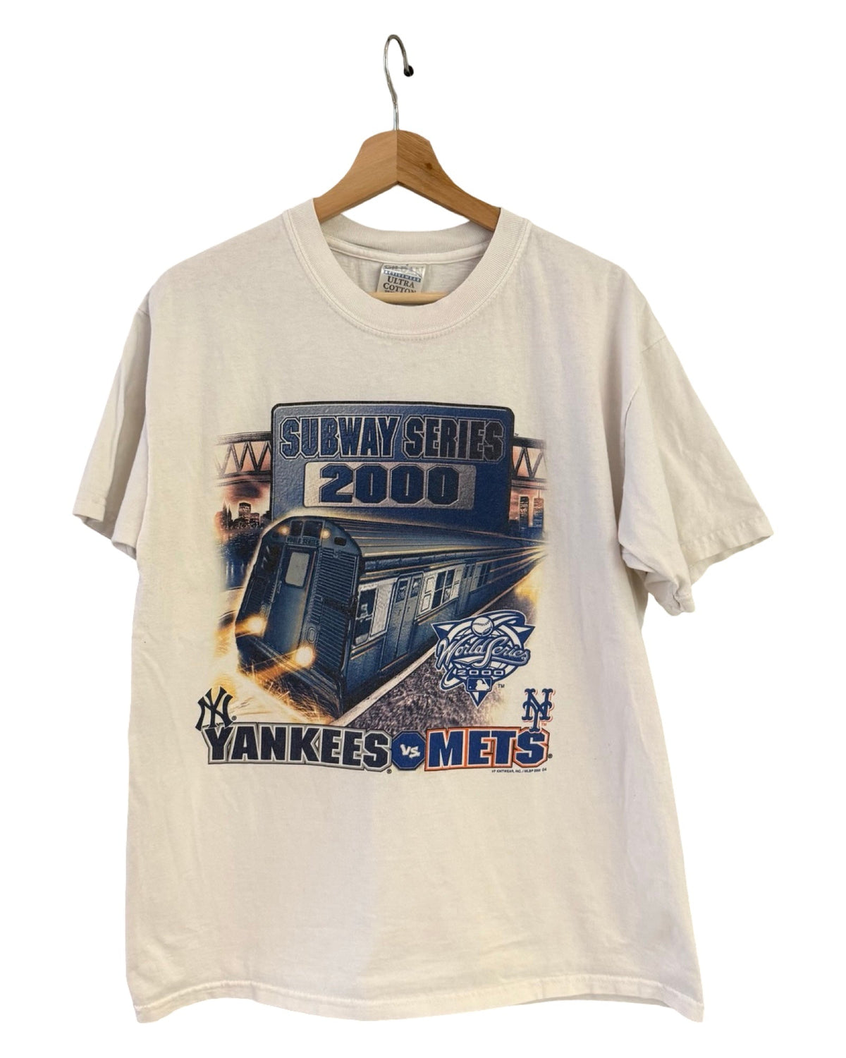 Vintage 2000 New York Subway Series Yankees & Mets Tee product image 1