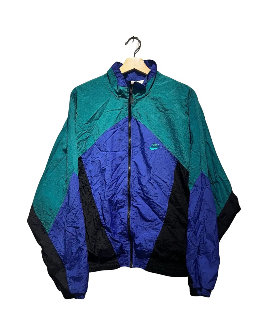 Vintage 90s Nike Seafoam Green Purple Windbreaker