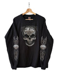 Vintage Harley Davidson Skulls & Flames Long Sleeve Tee product image 1
