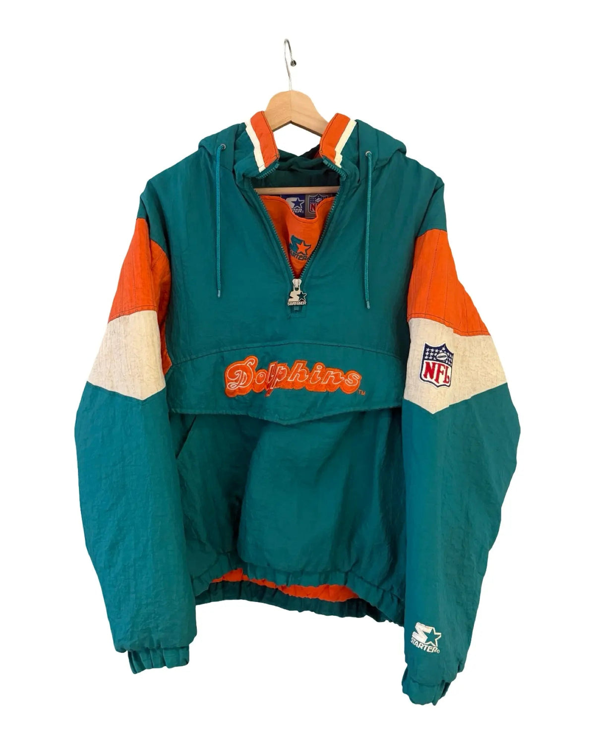 Vintage 90s Miami Dolphins Starter Puffer Jacket product image 1