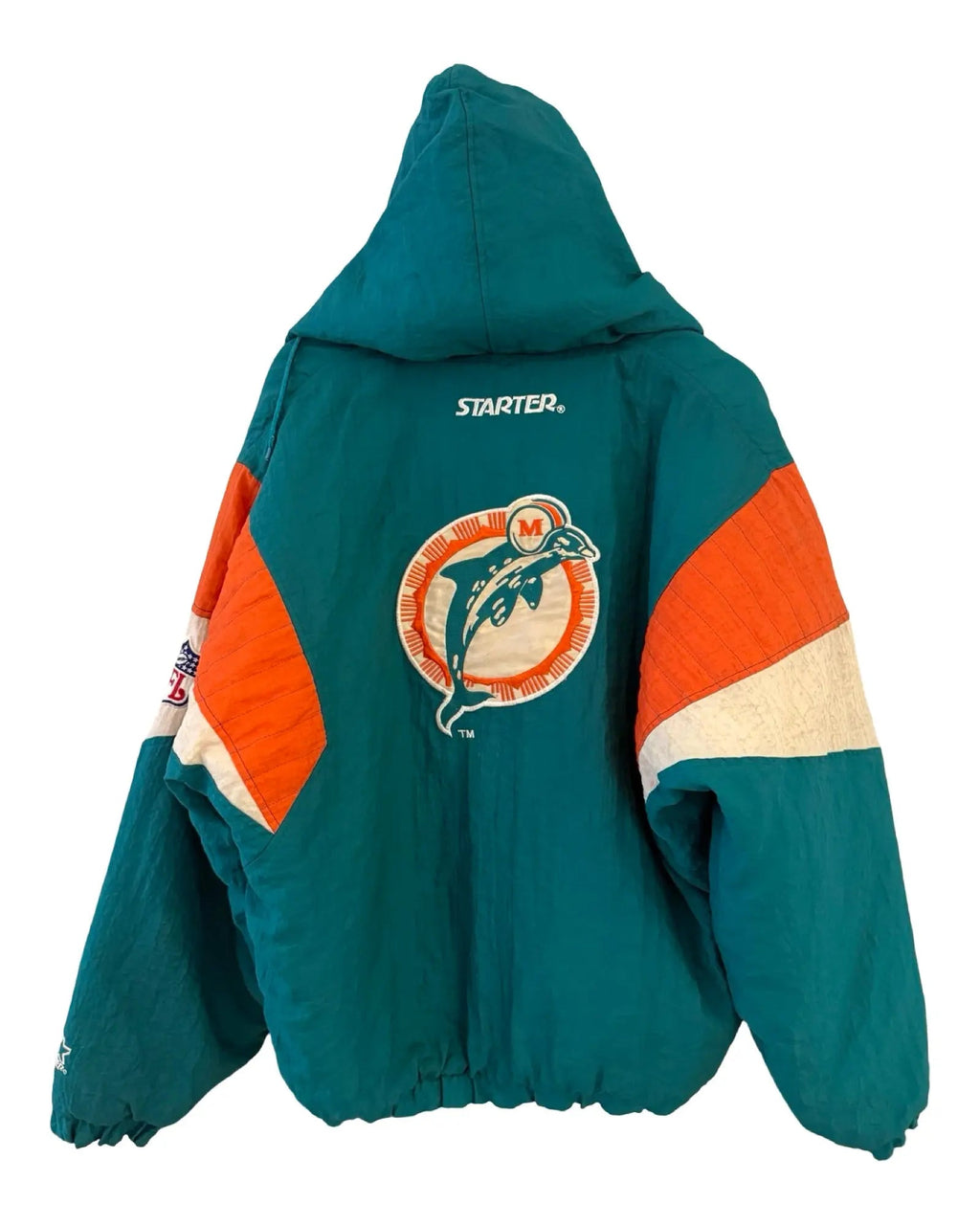 Vintage 90s Miami Dolphins Starter Puffer Jacket product image 2