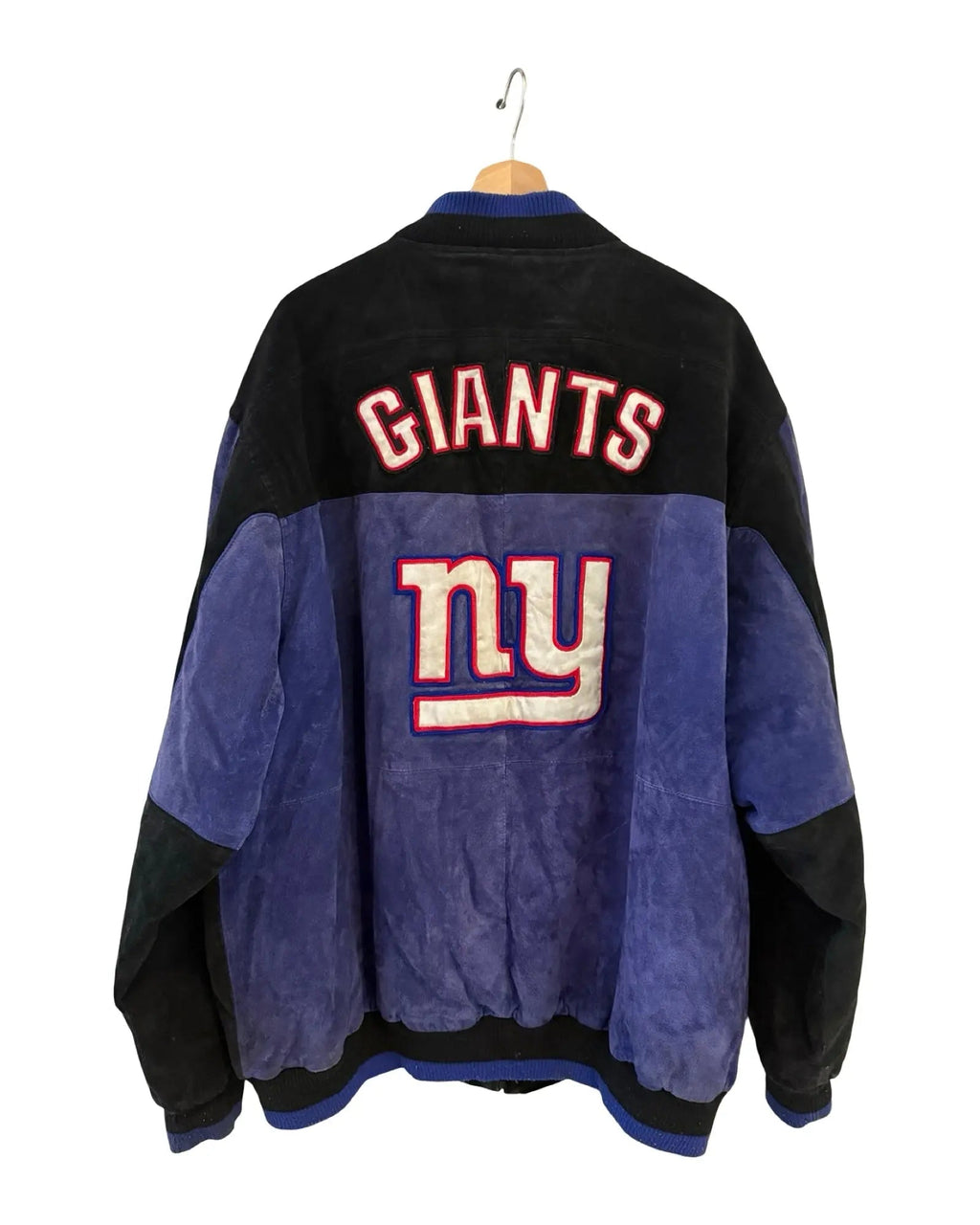 Vintage New York Giants Zip Up Suede Jacket product image 2