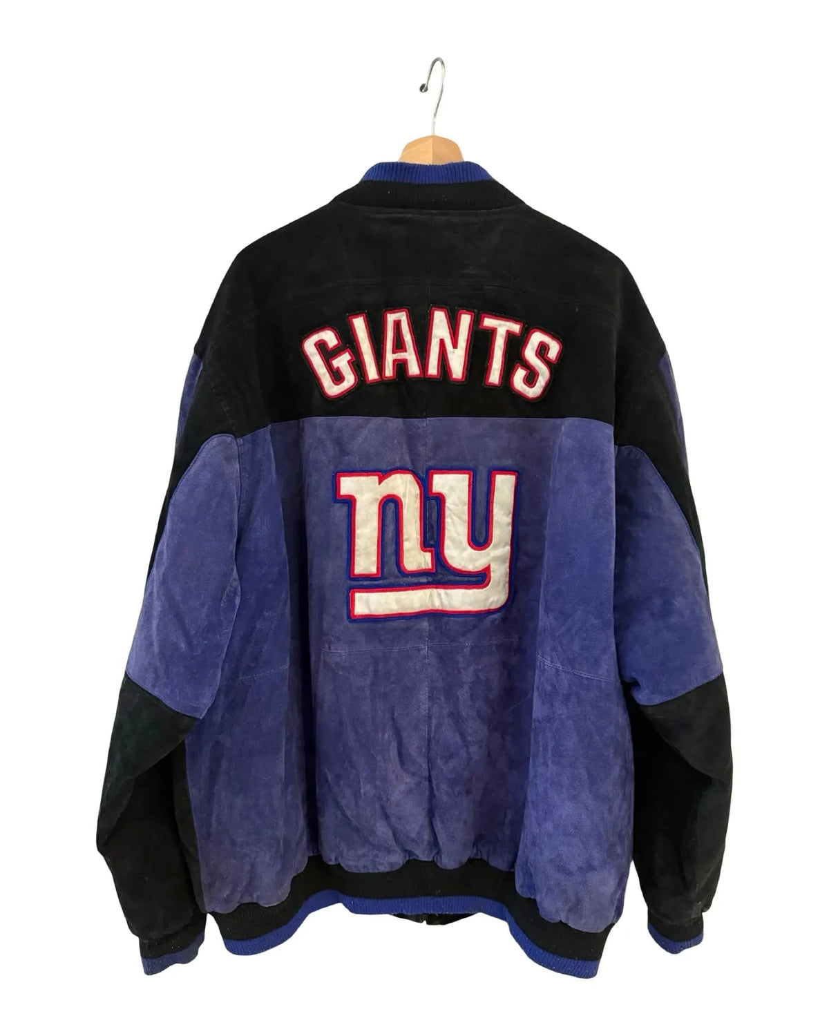 Vintage New York Giants Zip Up Suede Jacket product image 2