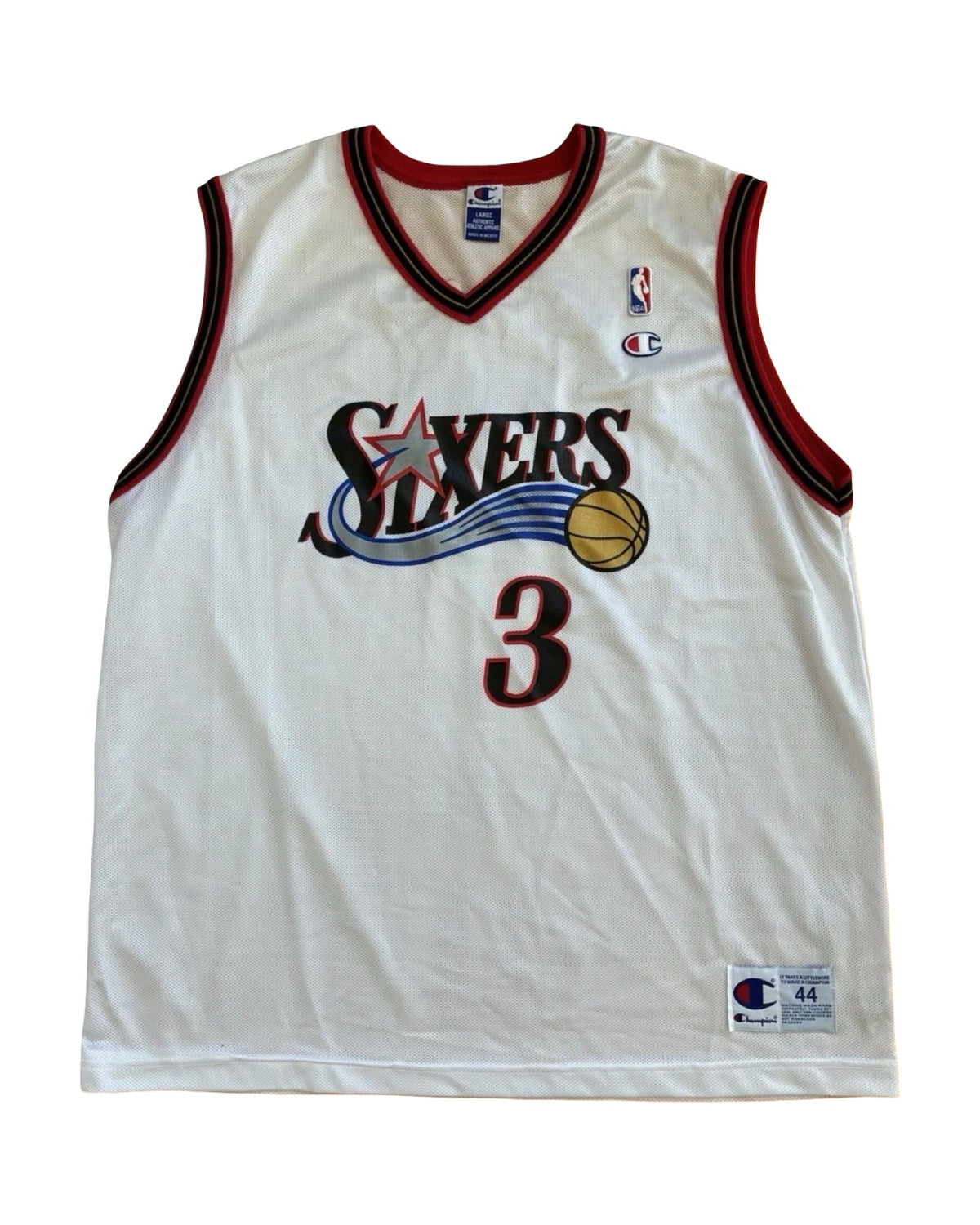 Vintage Allen Iverson 3 Philadelphia 76ers Champion Jersey product image 1