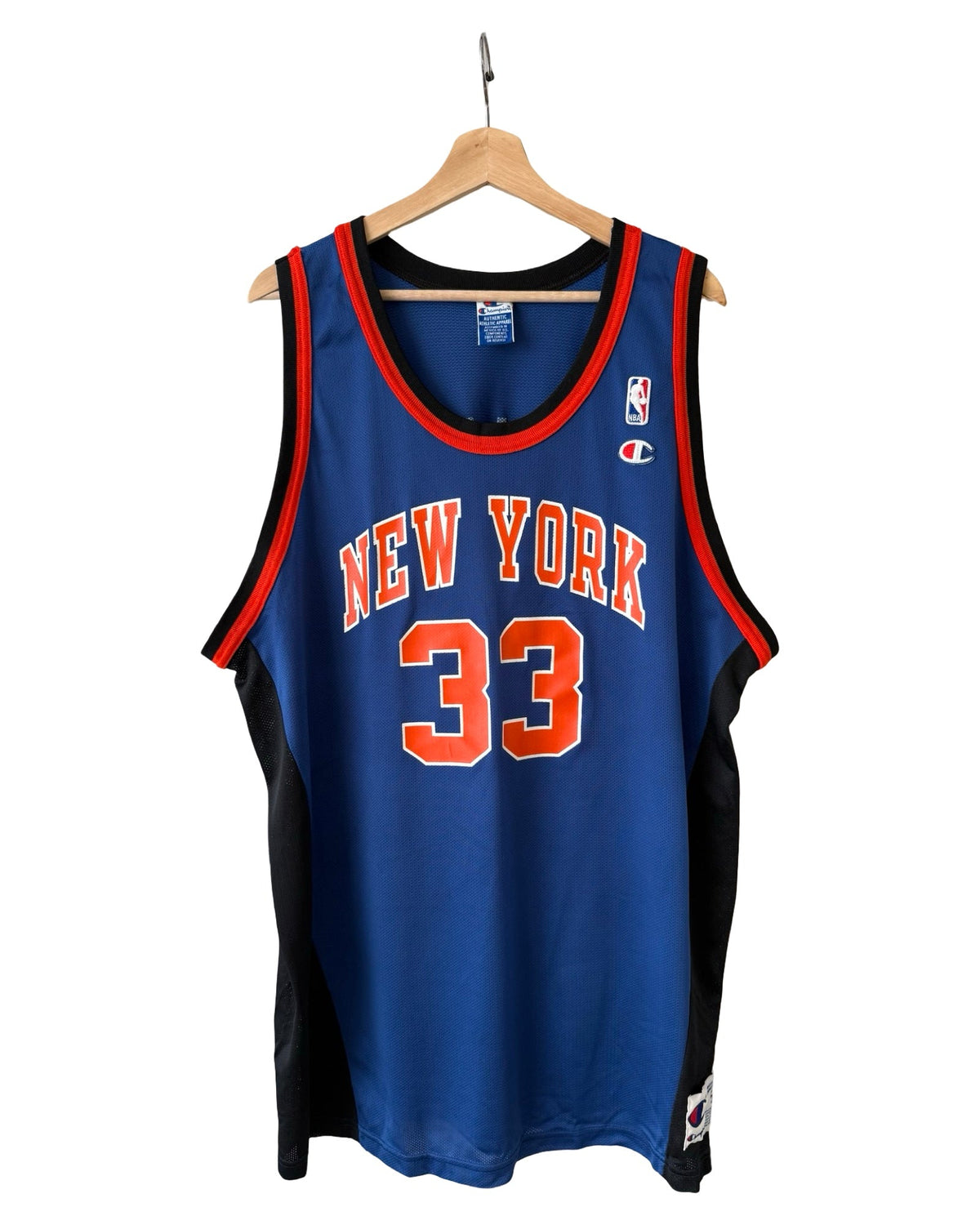 Vintage 90s New York Knicks Patrick Ewing 33 Champion Jersey product image 1