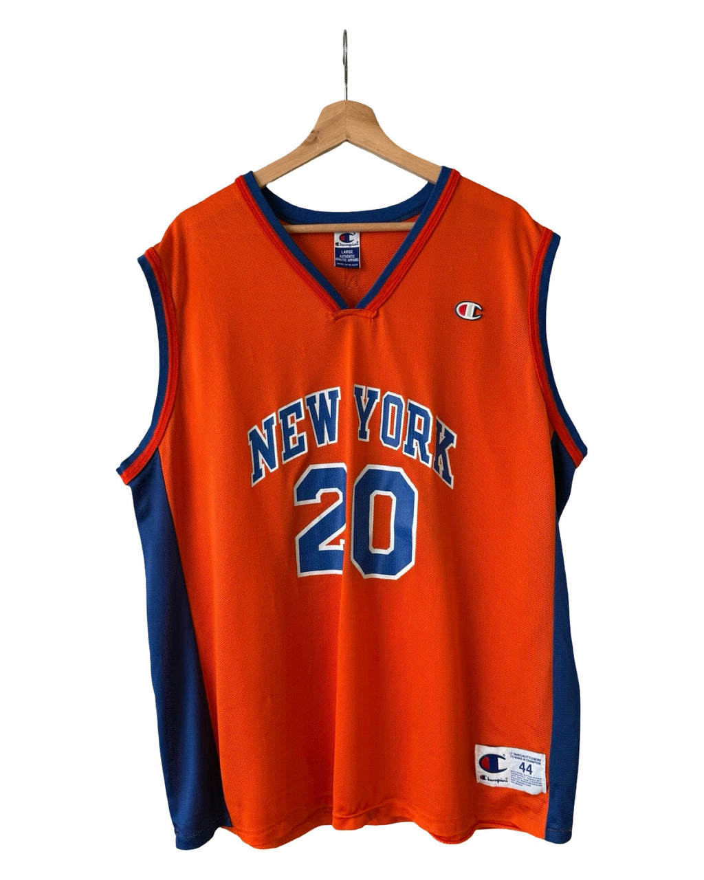 Vintage 90s New York Knicks Allan Houston Champion Jersey product image 1