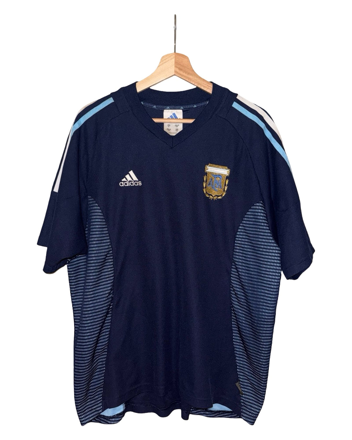 Vintage 2002 Adidas Argentina Away Soccer Jersey product image 1